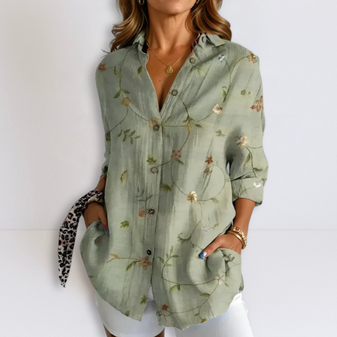 Katherine | Relaxed Printed Blouse