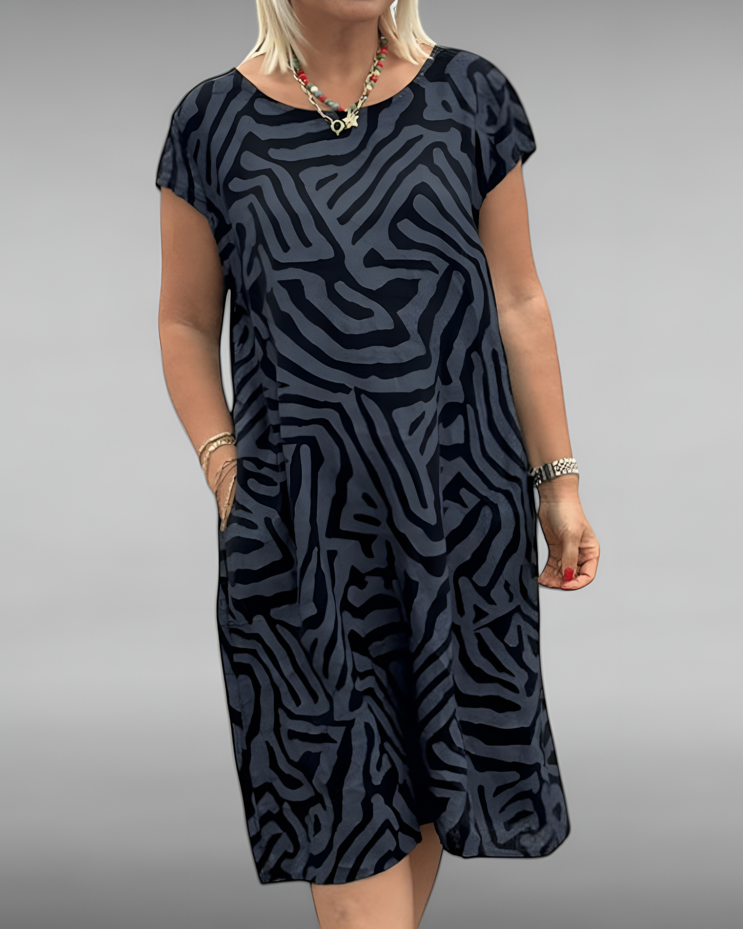 Sarah | Round Neck Dress