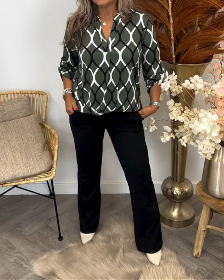 Jennifer | Casual Blouse with Long Sleeves