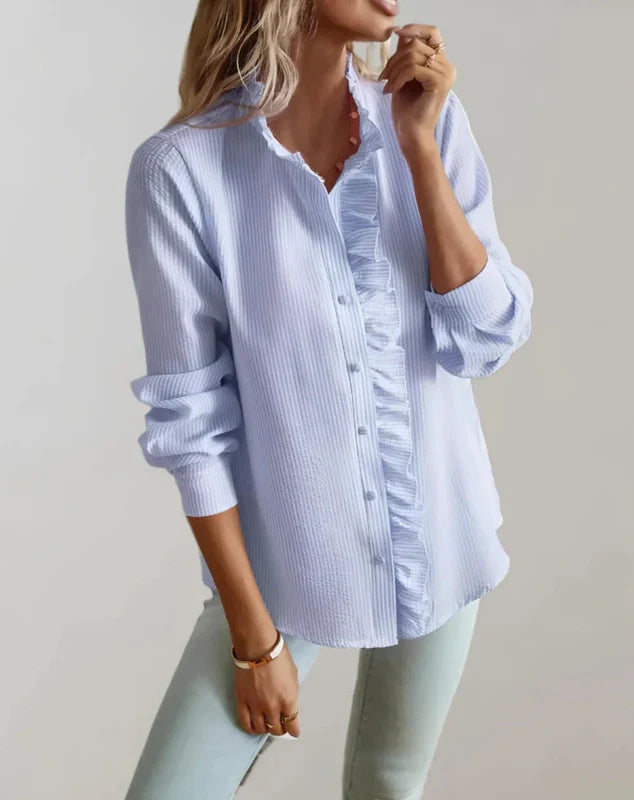 Natalie | Blouse with Ruffles
