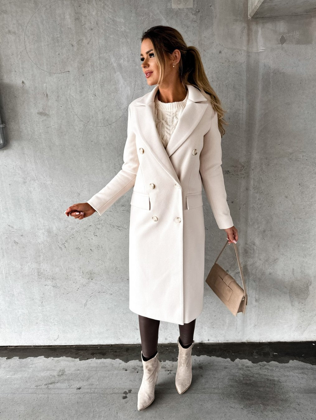Martina | Casual Long Coat