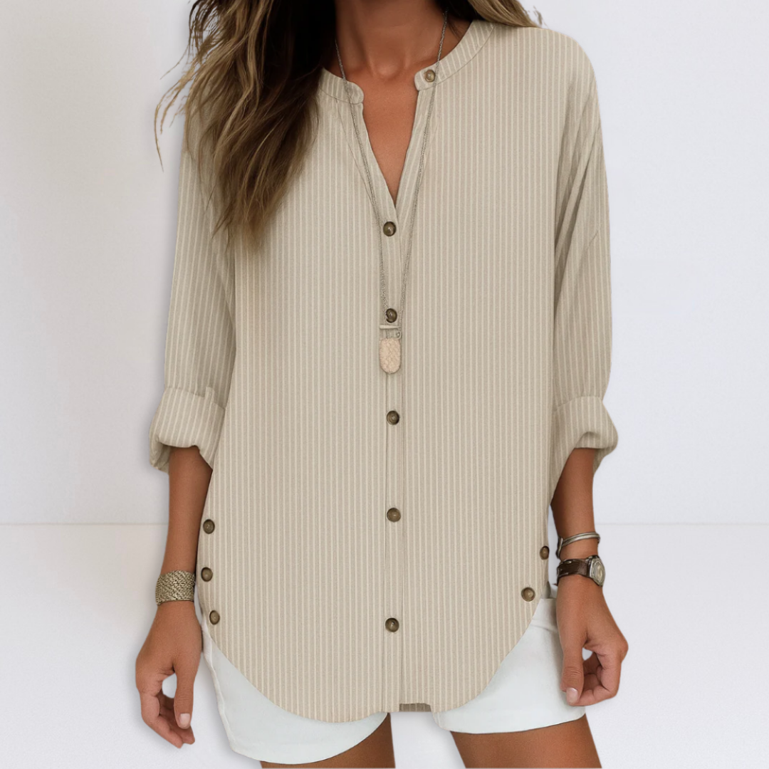 Lydia | Elegant Striped Blouse