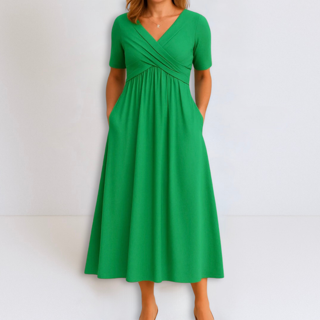Lori | Elegant Wrap-Style Dress