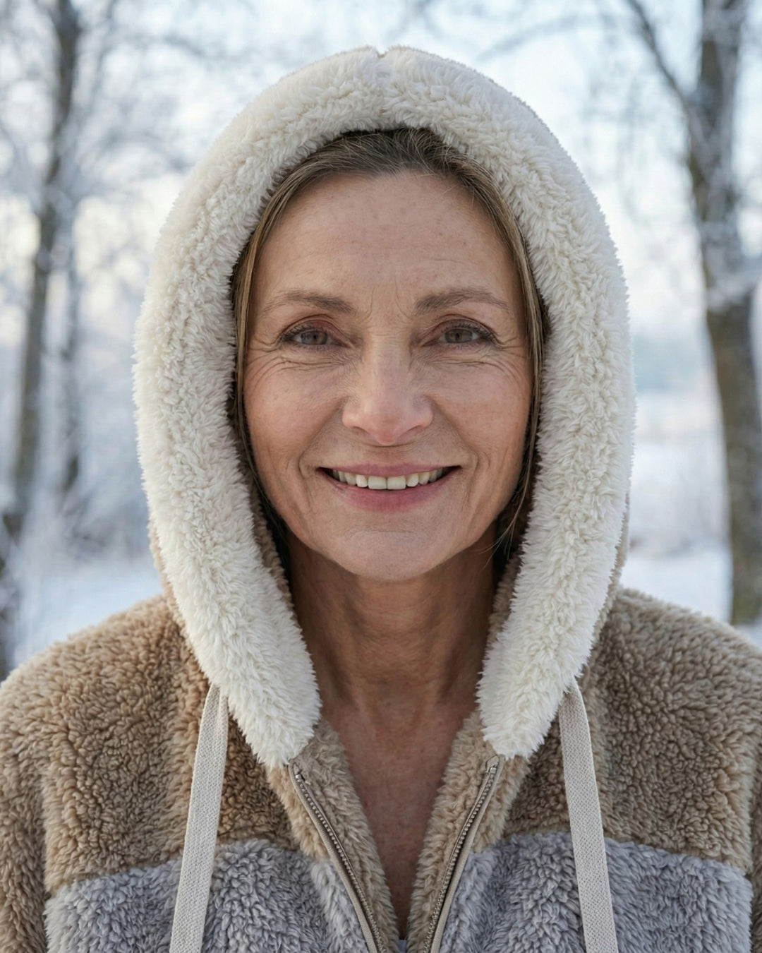 Beverley | Colorblock Plush Jacket