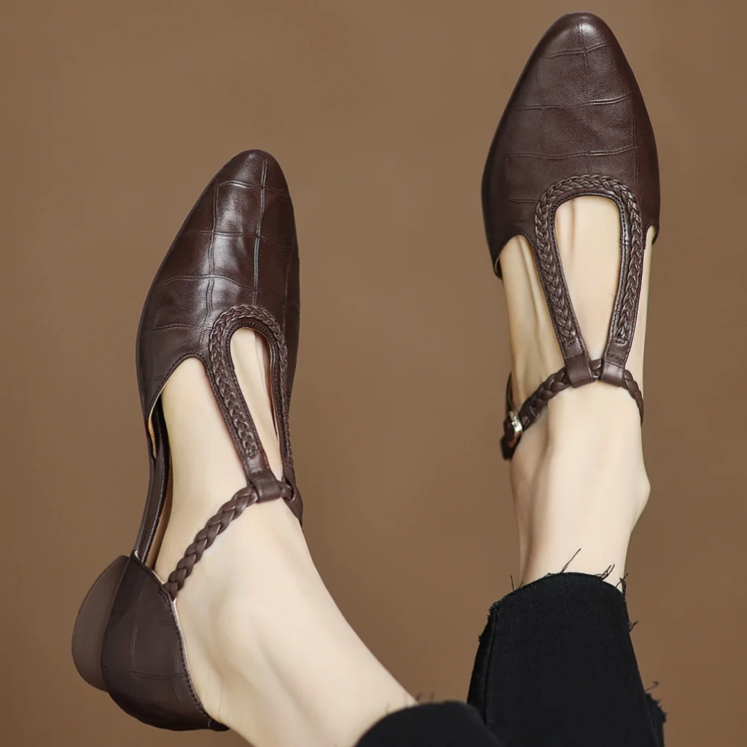 Krista | Leather Mary Janes