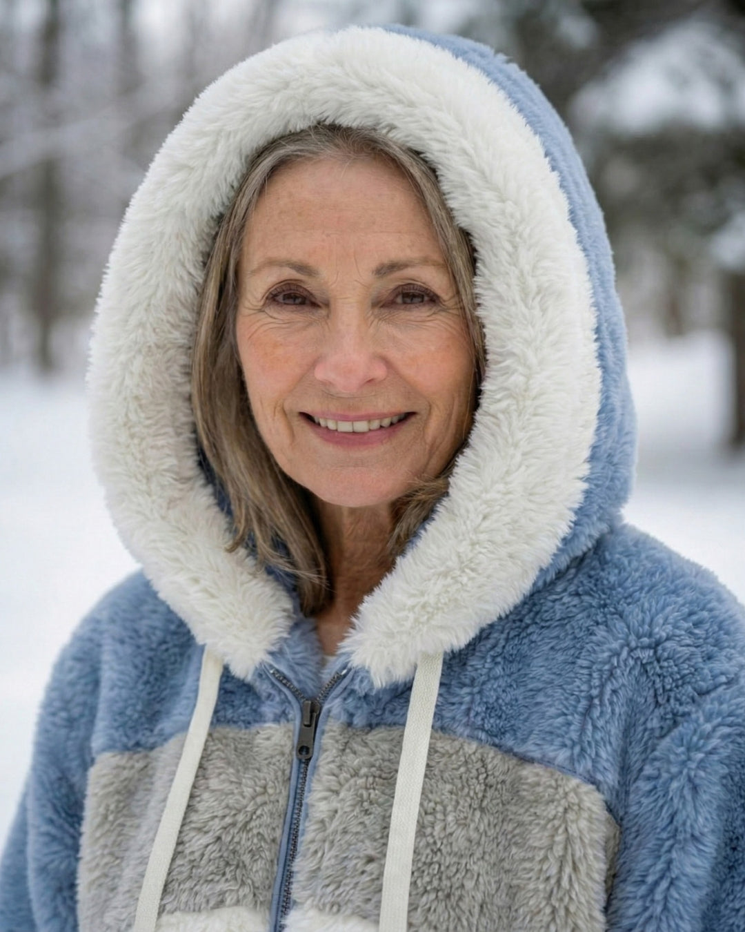 Beverley | Colorblock Plush Jacket