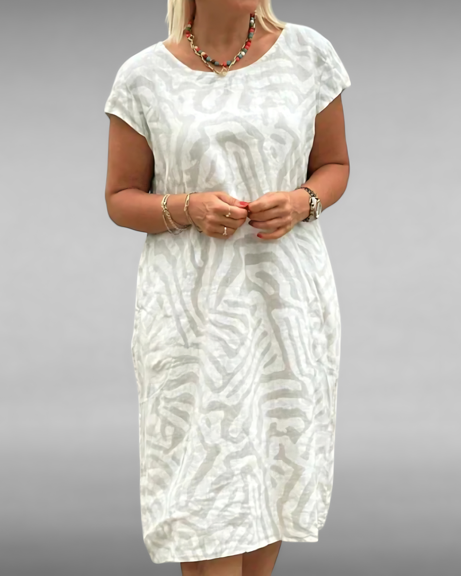 Sarah | Round Neck Dress