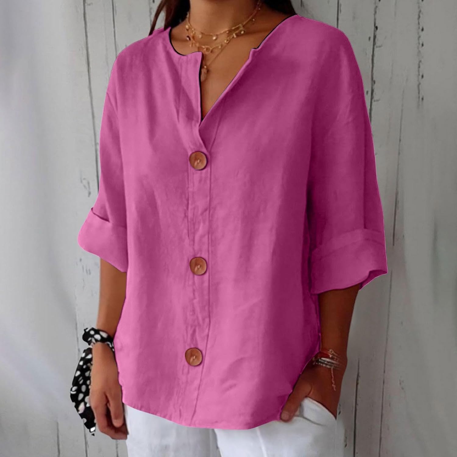 Natasha | Relaxed Blouse for Timeless Elegance