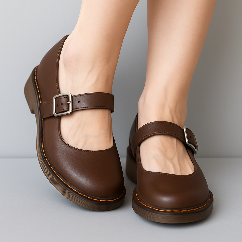 Anne | Orthopaedic Leather Mary Janes