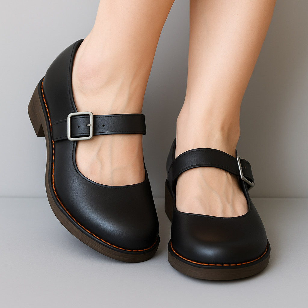 Anne | Orthopaedic Leather Mary Janes