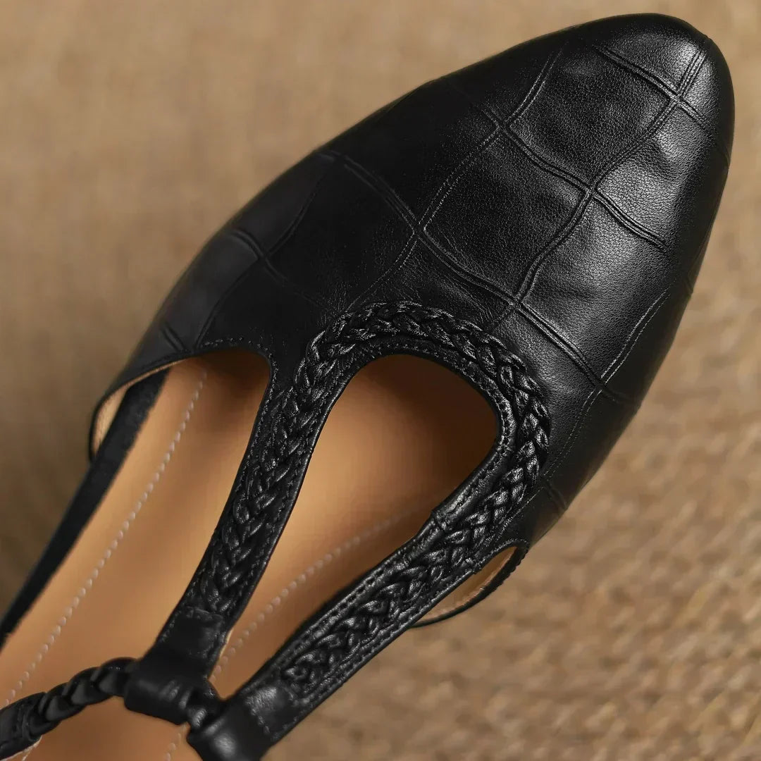 Krista | Leather Mary Janes