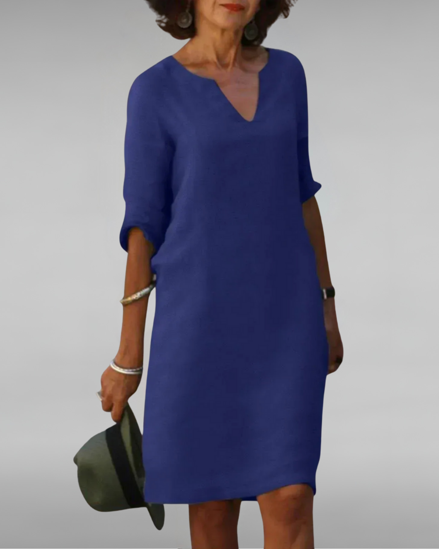 Lynda | Timeless V-Neck Dress